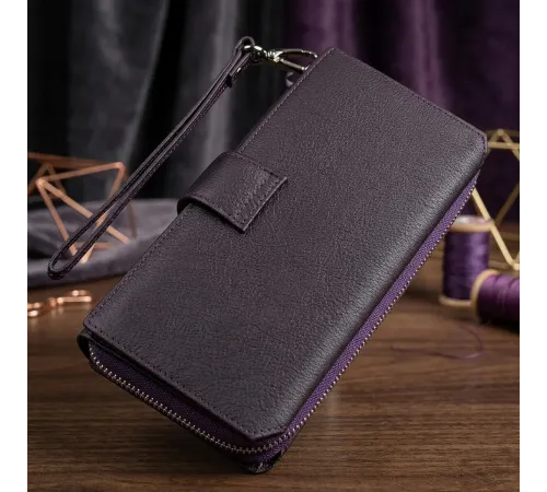 Гаманець жіночий ST Leather 18455 (SТ228) зручний Фіолетовий