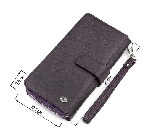 Гаманець жіночий ST Leather 18455 (SТ228) зручний Фіолетовий