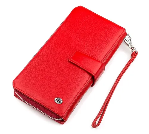 Гаманець жіночий ST Leather 18456 (SТ228) дуже гарний Червоний