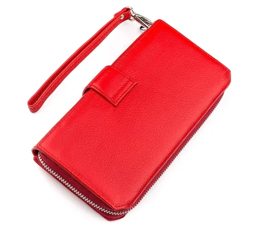 Гаманець жіночий ST Leather 18456 (SТ228) дуже гарний Червоний