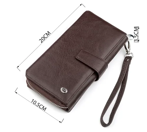Гаманець жіночий ST Leather 18457 (SТ228) з натуральної шкіри Коричневий