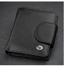 Гаманець жіночий ST Leather 18497 (ST415) шкіряний Чорний