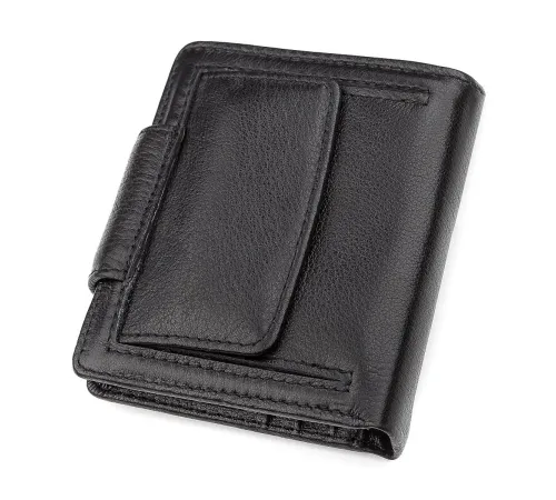 Гаманець жіночий ST Leather 18497 (ST415) шкіряний Чорний