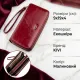 Гаманець жіночий з екокожі KIVI 19053 Малиновий