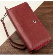 Багатофункціональний гаманець-клатч для жінок ST Leather 18868 Червоний