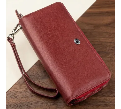 Багатофункціональний гаманець-клатч для жінок ST Leather 18868 Червоний