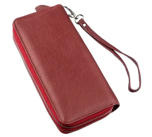 Багатофункціональний гаманець-клатч для жінок ST Leather 18868 Червоний
