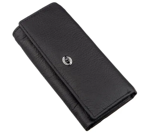Чоловіча ключниця-гаманець ST Leather 18839 Чорний