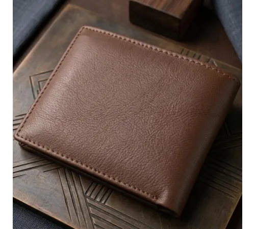 Чоловічий гаманець ST Leather 18353 (ST-1) НОВИНКА Коричневий