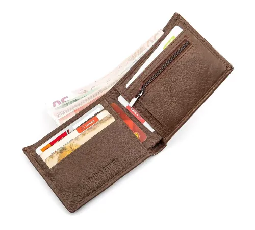 Чоловічий гаманець ST Leather 18353 (ST-1) НОВИНКА Коричневий