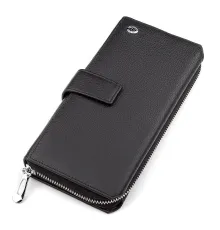 Чоловічий гаманець ST Leather 18453 (ST128) стильний Чорний