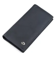 Чоловічий купюрник ST Leather 18370 (ST148) дуже зручний Синій