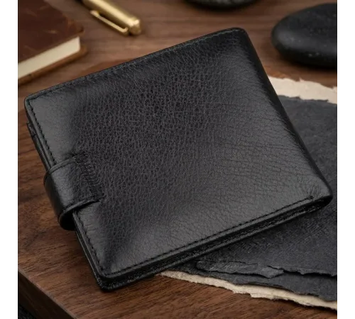 Чоловік універсальний гаманець ST Leather 18836 Чорний