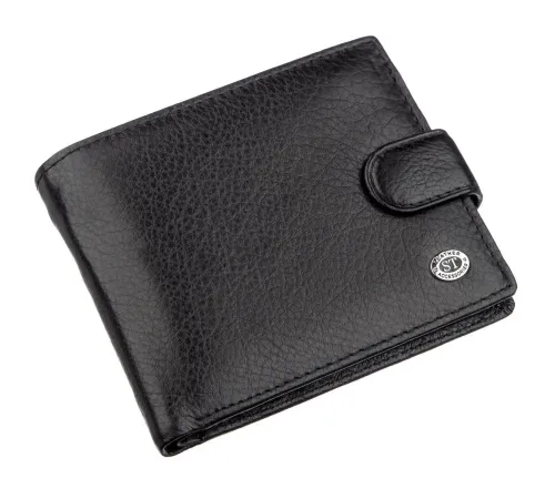Чоловік універсальний гаманець ST Leather 18836 Чорний