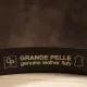 Надійний шкіряний італійський ремінь GRANDE PELLE 00242 Коричневий