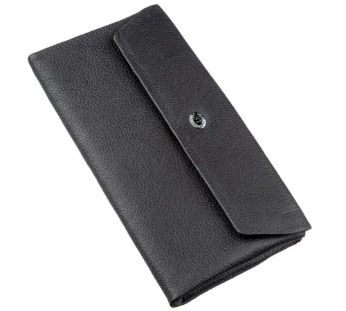Неабиякий жіночий клатч ST Leather 18842 Чорний