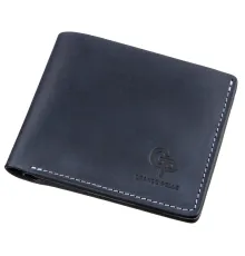 Оригінальна портмоне комбі двох кольорів унісекс на магніті GRANDE PELLE 11210 Синє