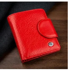 Оригінальний жіночий гаманець ST Leather 18923 Червоний