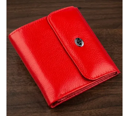 Портмоне для жінок з монетницьою ST Leather 18918 Червоний