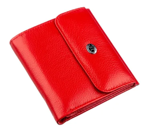 Портмоне для жінок з монетницьою ST Leather 18918 Червоний
