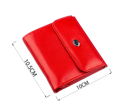 Портмоне для жінок з монетницьою ST Leather 18918 Червоний