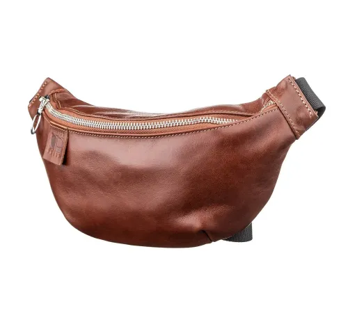 Поясна сумка GRANDE PELLE 11141 Коричнева