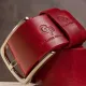 Ремінь жіночий шкіряний GRANDE PELLE 11262 Червоний