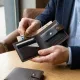 Солідне чоловіче портмоне вінтажну в комбінації двох кольорів GRANDE PELLE 11230 Коричнева