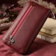Універсальний жіночий клатч на блискавки ST Leather 18865 Червоний