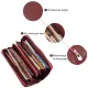 Універсальний жіночий клатч на блискавки ST Leather 18865 Червоний