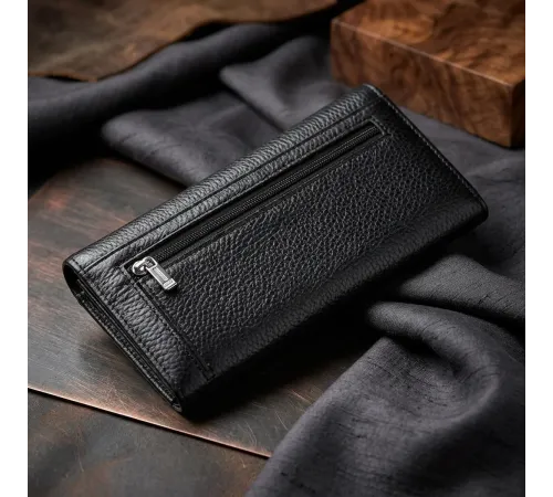 Універсальний гаманець-візитниця ST Leather 18951 Чорний