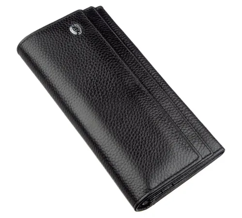 Універсальний гаманець-візитниця ST Leather 18951 Чорний
