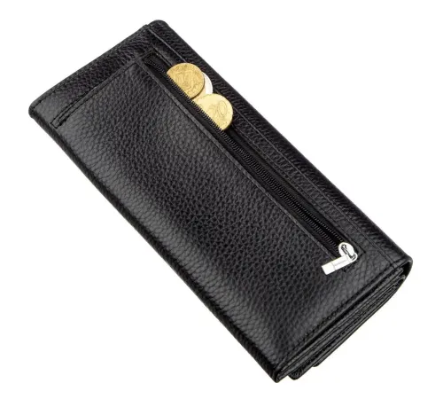 Універсальний гаманець-візитниця ST Leather 18951 Чорний