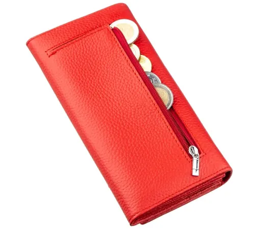 Чудовий жіночий гаманець ST Leather 18858 Червоний
