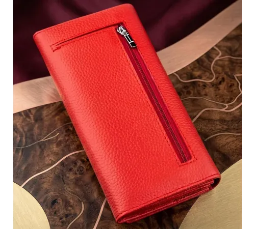 Чудовий жіночий гаманець ST Leather 18858 Червоний