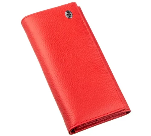 Чудовий жіночий гаманець ST Leather 18858 Червоний
