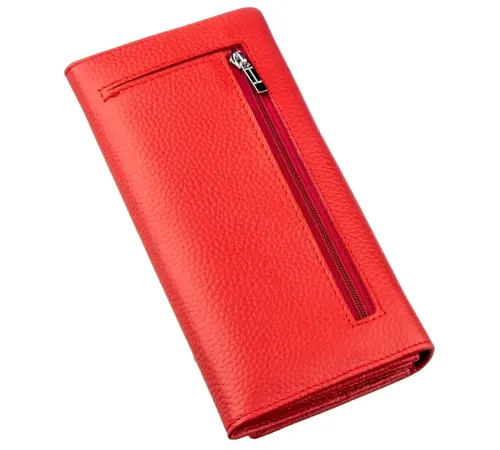 Чудовий жіночий гаманець ST Leather 18858 Червоний
