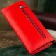 Яскравий жіночий гаманець на кнопці ST Leather 18954 Червоний