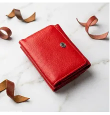 Яскравий компактний жіночий гаманець ST Leather 18892 Червоний