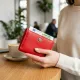 Яскравий компактний жіночий гаманець ST Leather 18892 Червоний