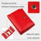 Яскравий компактний жіночий гаманець ST Leather 18892 Червоний
