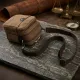 Барсетка текстильна Vintage 20163 Коричнева