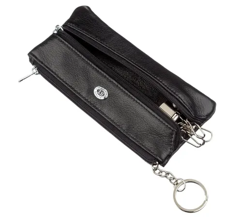 Чоловіча компактна ключниця ST Leather 18838 Чорний