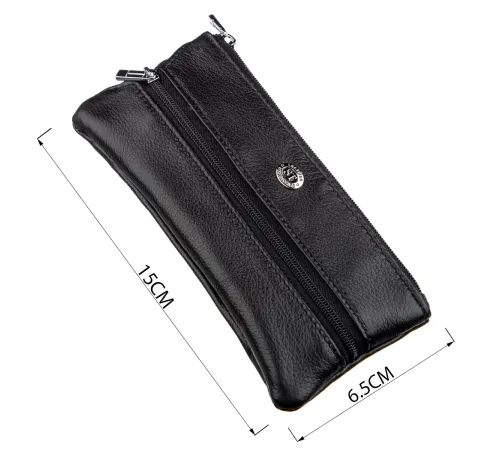 Чоловіча компактна ключниця ST Leather 18838 Чорний