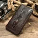 Чоловічий клатч із силуетом каймана 20235 Vintage Коричневий