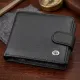 Чоловічий гаманець ST Leather 18334 (ST102) натуральна шкіра Чорний