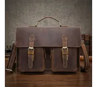 Портфель чоловічий зі шкіри Vintage 14774 Коричневий