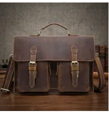 Портфель чоловічий зі шкіри Vintage 14774 Коричневий