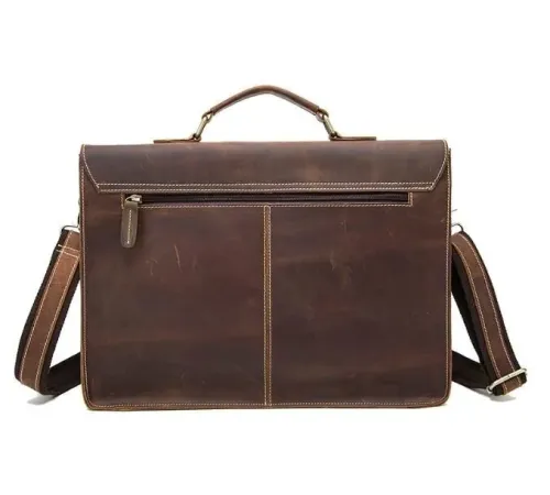 Портфель чоловічий зі шкіри Vintage 14774 Коричневий
