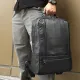 Шкіряний рюкзак для ноутбука роботи навчання та міста Vintage 14949 Чорний